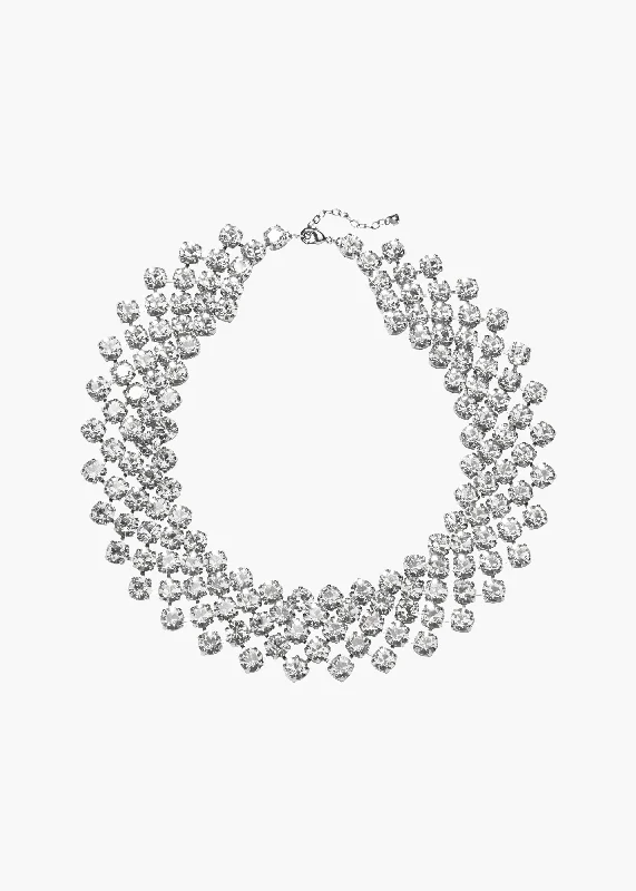 Diamantina Necklace -- Crystal