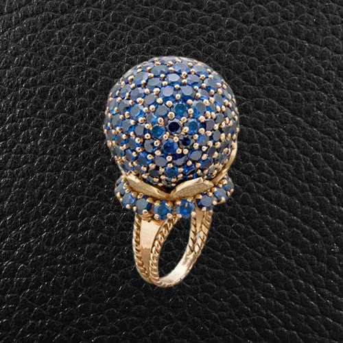 Multi-Sapphire Estate Ring