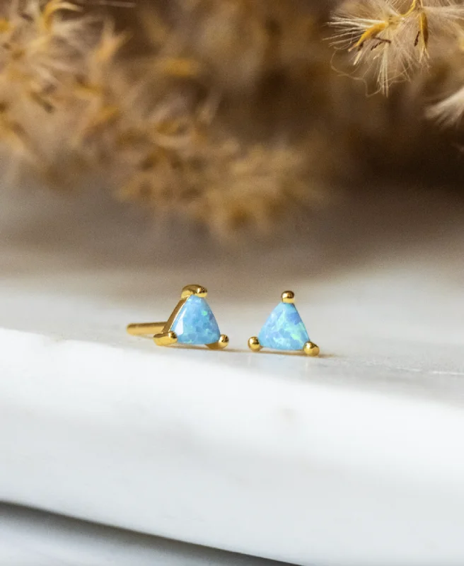 Mini Energy Gem Stud Earring