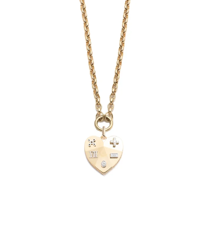 Ever Growing - Love : Facets of Love Heavy Open Belcher Chain Necklace