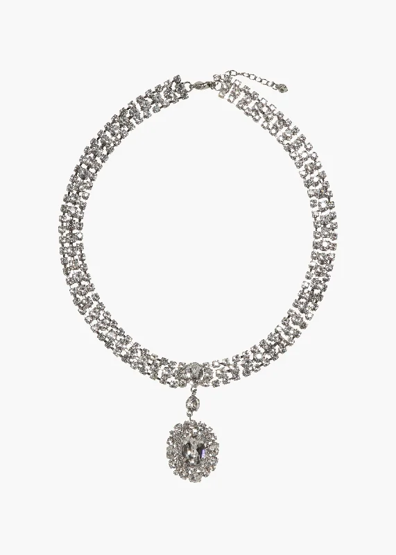 Sylvie Necklace -- Crystal