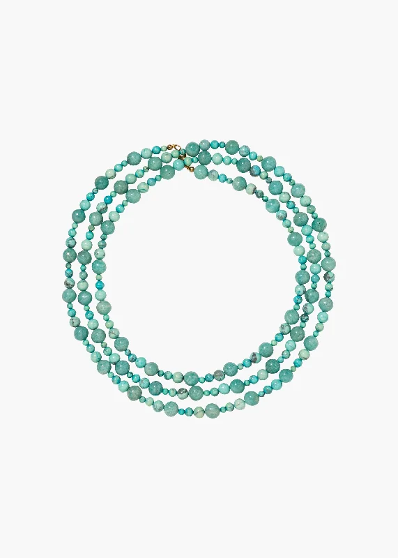 Jennifer Behr x Julia Berolzheimer Malta Necklace -- Turquoise