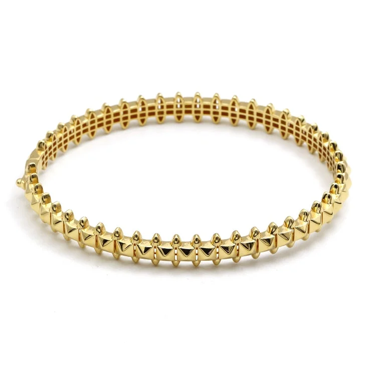 Real Gold Clash Bangle GZJCT1212 - (SIZE 20 - 21) BA1512