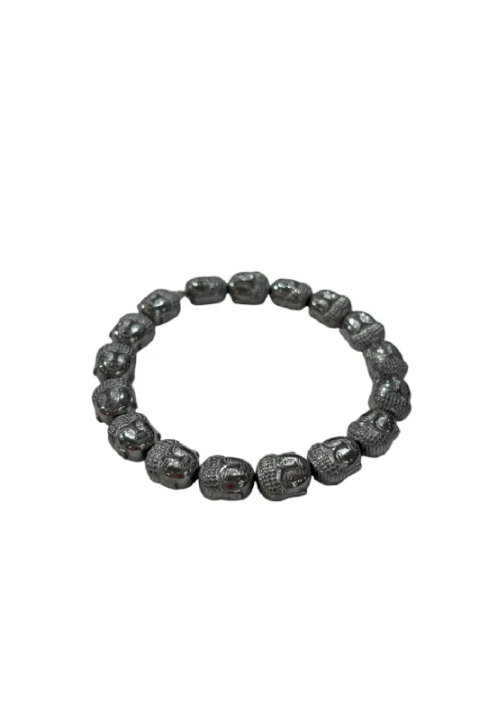 Buddha Bracelet -Chrome