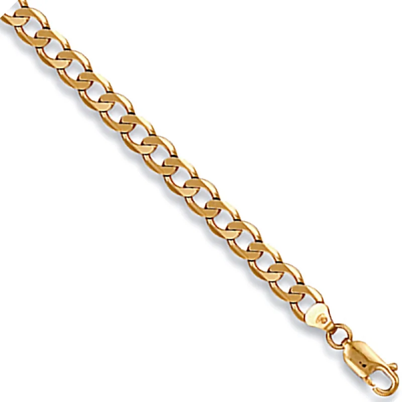 Economy Curb Bracelet - 9ct Yellow Gold