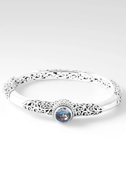 Delight My Soul Bangle™ in Unicorn Dreams™ Mystic Topaz