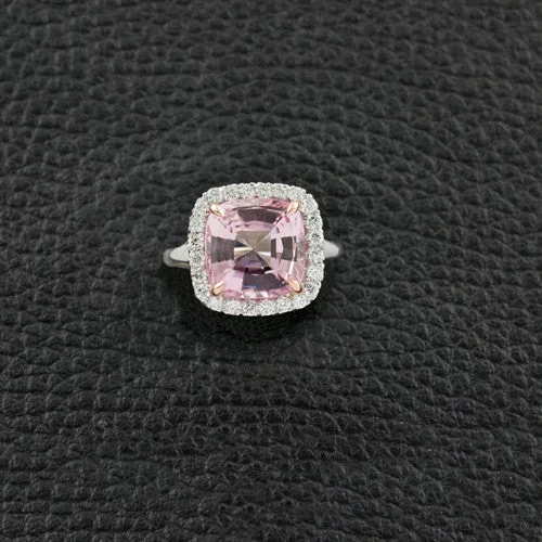 Morganite & Diamond Ring