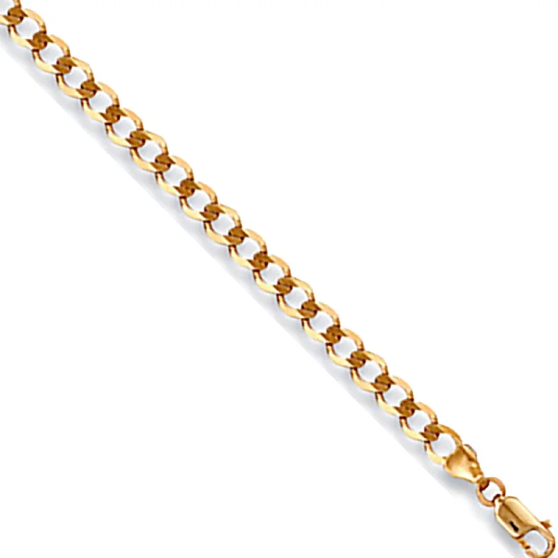 Economy Curb Bracelet - 9CT YELLOW GOLD