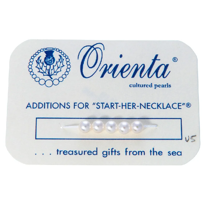 Start Her Necklace Pearl Additions Carded Inch