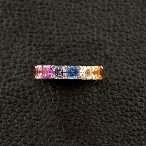 Multi-color Sapphire Ring