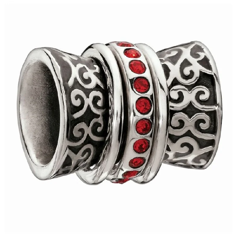 Silver filigree pattern bead - Palazzo Chianti