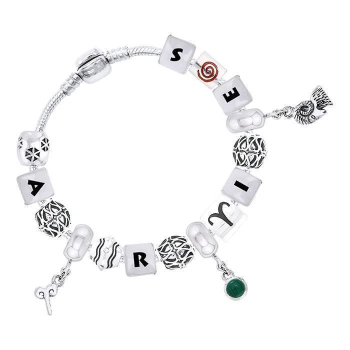 Aries Astrology Bead Bracelet TBL326