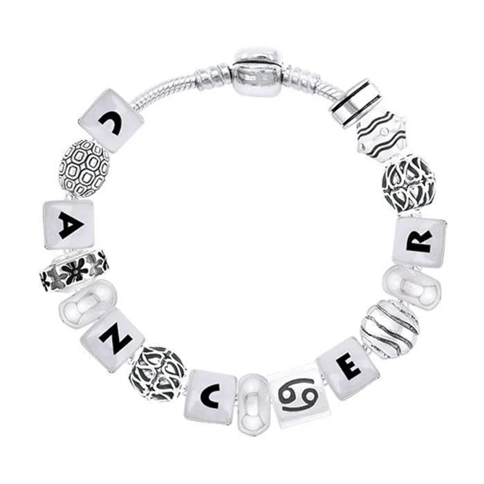 Cancer Astrology Bead Bracelet TBL330