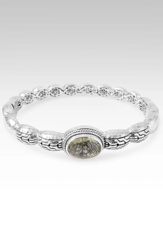 Persist with Purpose Bangle™ in Prasiolite