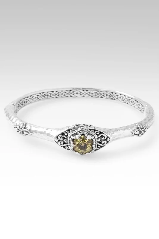 Embrace the Unknown Bangle™ in Sunflower Lemon Quartz