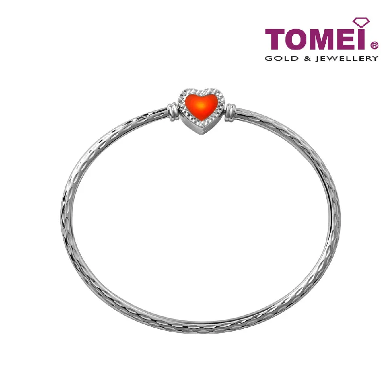 Chomel Bangle | Tomei White Gold 585 (14K) (B1036)