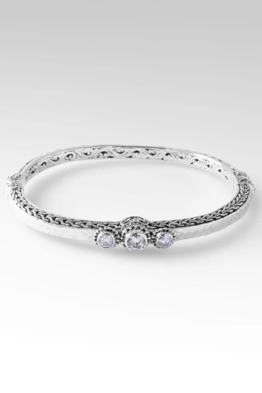 Mercy Abounds Bangle™ in Moissanite