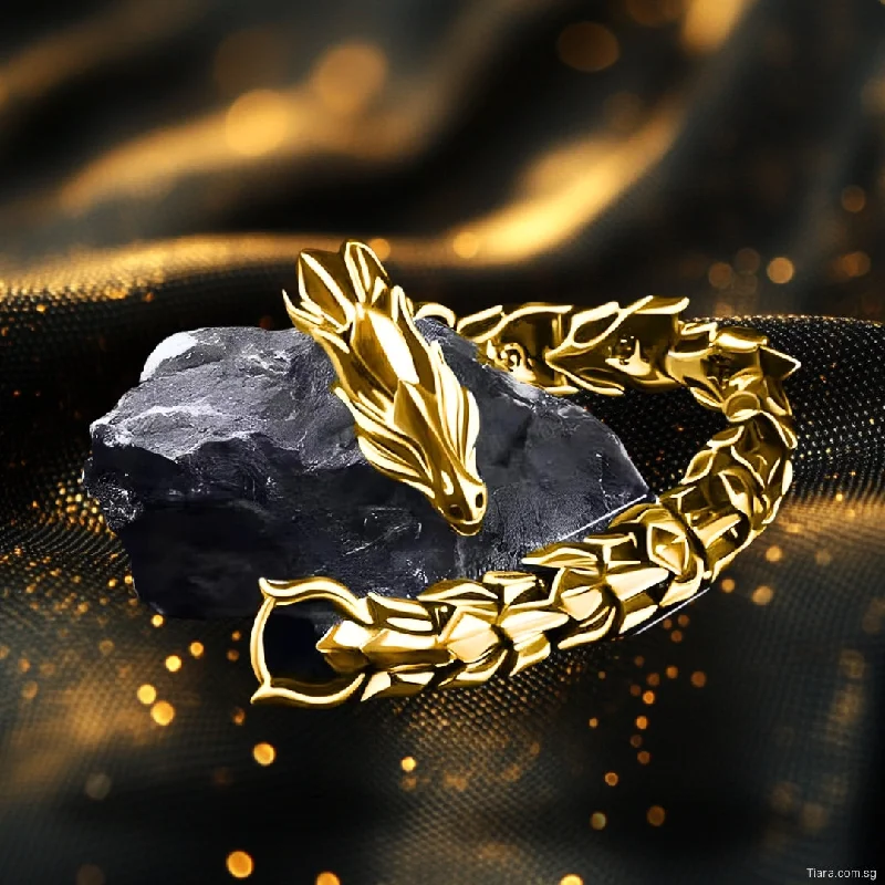 Golden Dragon Bracelet