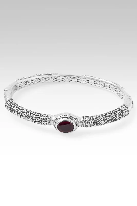 Harmony Bangle™ in Red Ruby