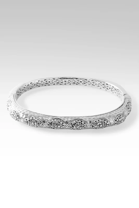 Loved Beyond Measure Bangle™ in Janyl Adair & Hammered