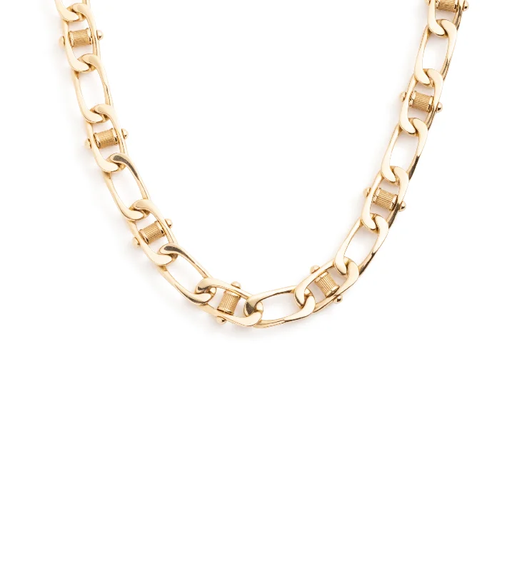 Lovestruck : Pierced Curb Chain Necklace