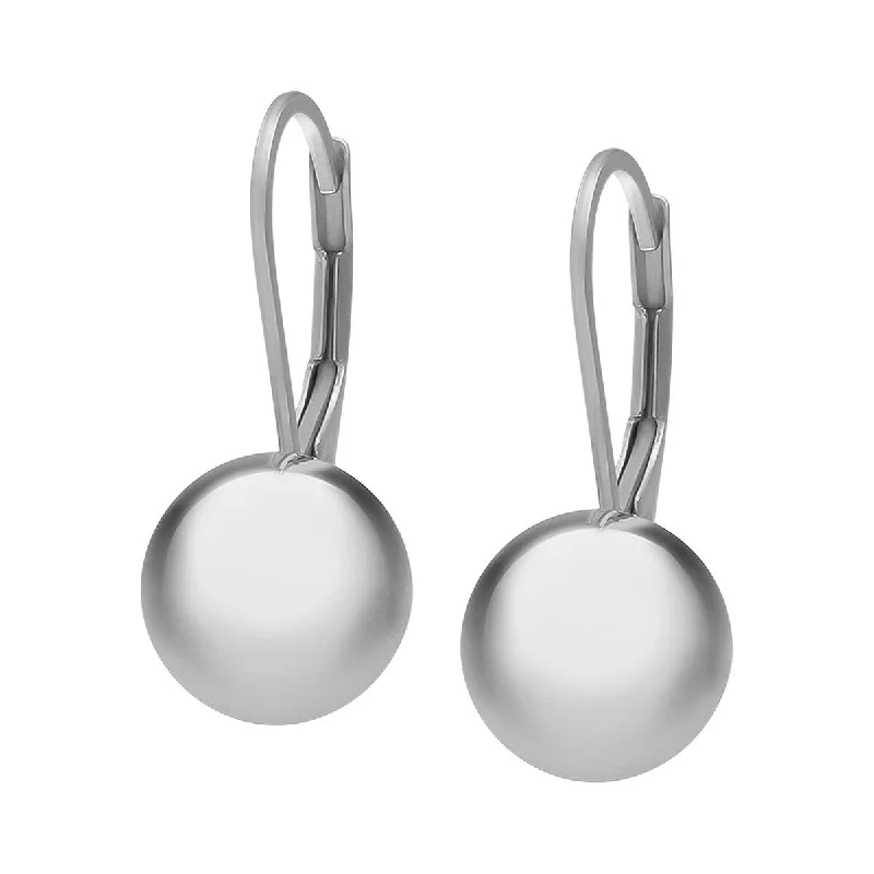 Victoria Townsend .925 Sterling Silver Ball Leaverback Earring