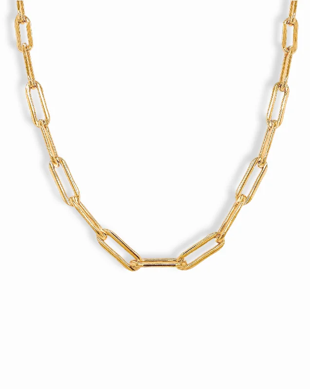 Dylan Paperclip Chain Necklace