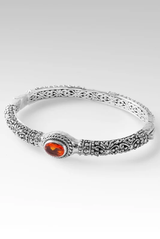 Harmony Bangle™ in Mexican Fire Opal