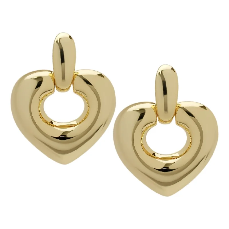 Victoria Townsend Gold Plated Heart Stud Earring