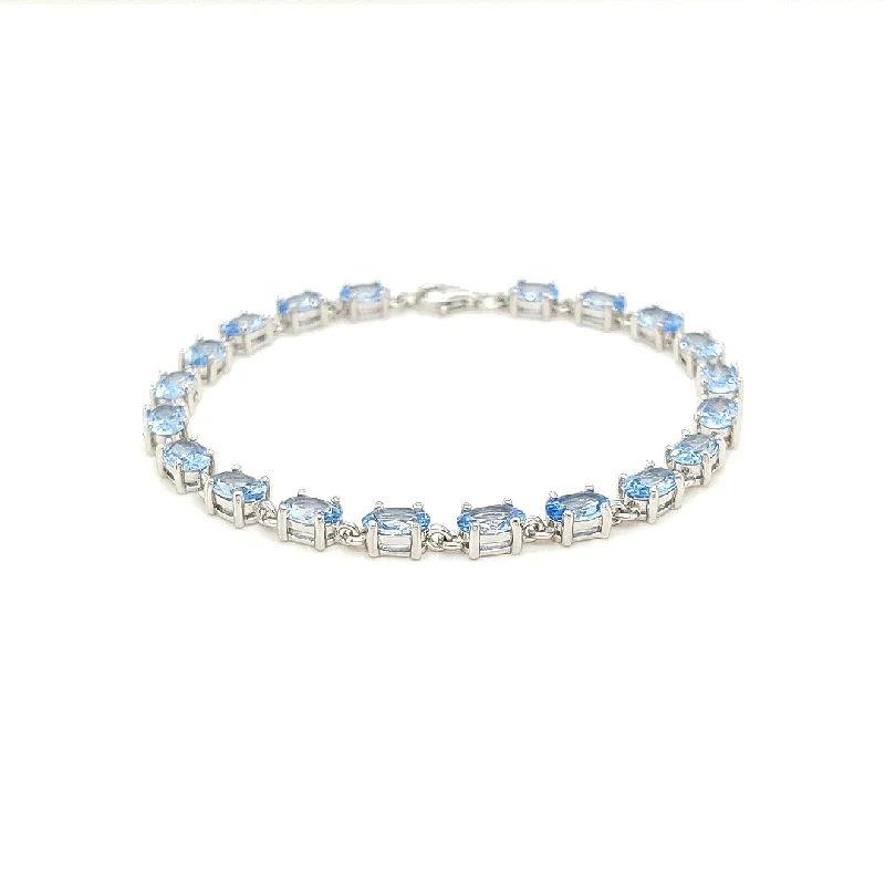 Ovale Acqua Tennis Bracelet RBOAB-WR