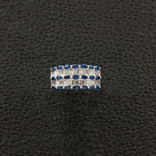 Sapphire & Diamond Ring