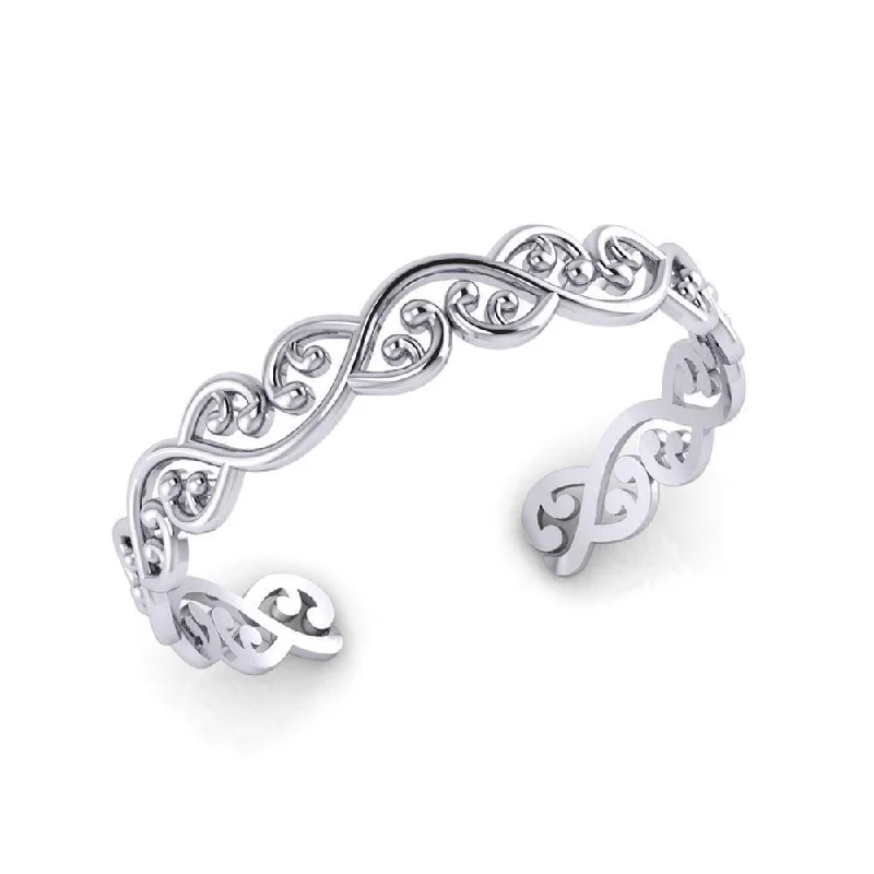 Celtic Maori Silver Bracelet TBA045